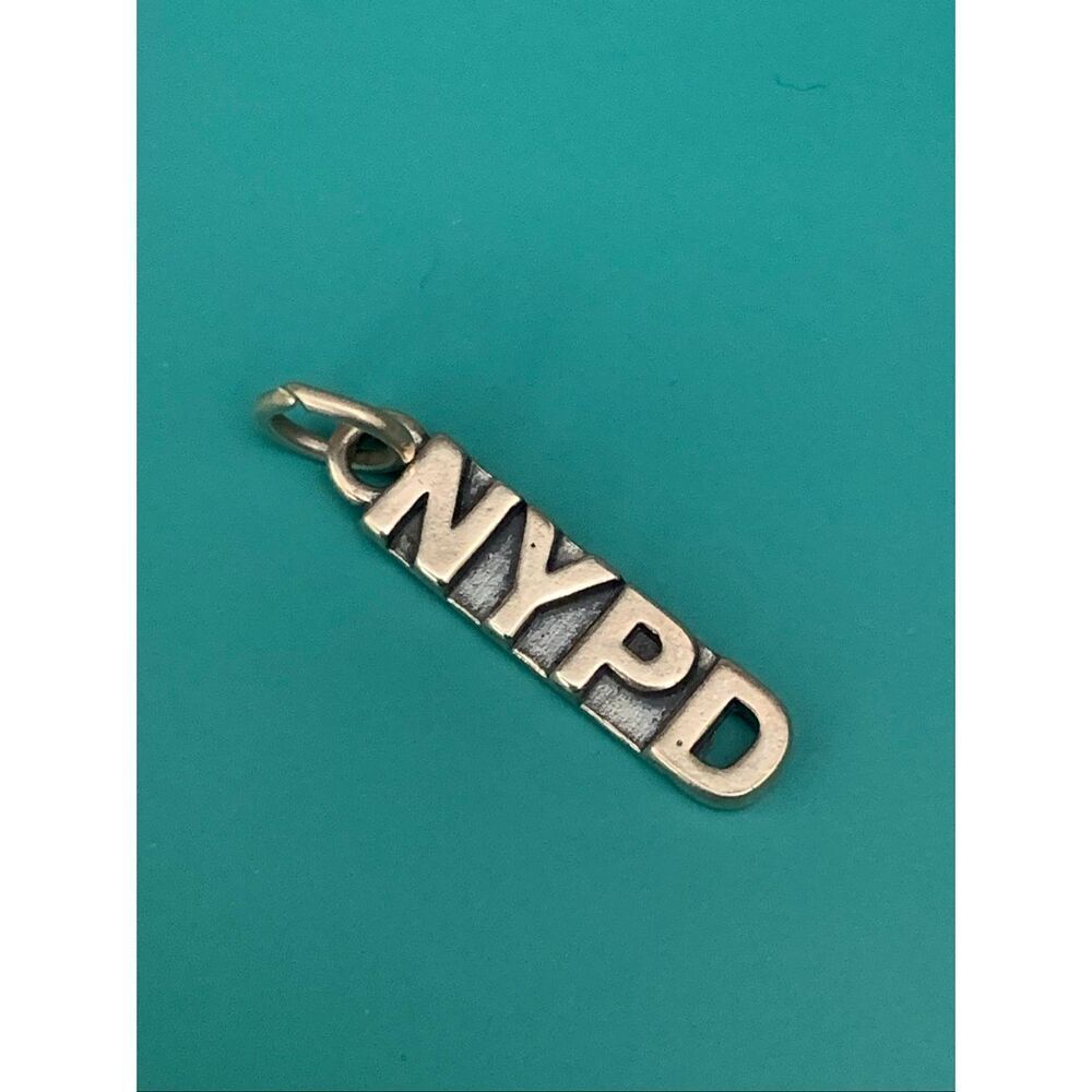 .925 NYPD Sterling Silver Jewelry Charm #New York #city #law enforcement